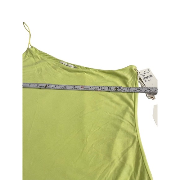Good American Good Touch One Shoulder Bodysuit Size 6 Color Key Lime001 NWT - Picture 5 of 11